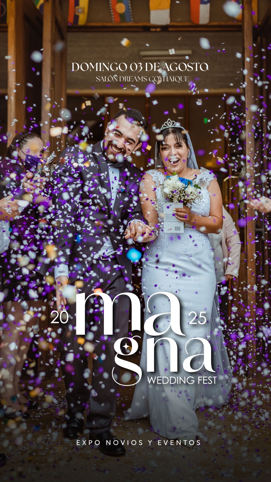 MAGNA WEDDING FEST 2025: LA PRIMERA FERIA DE BODAS Y EVENTOS DE LA PATAGONIA YA TIENE FECHA Y PROMETE SORPRENDER