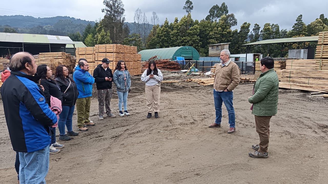 Innovación y economía circular: Aysén busca modernizar su cadena de la madera con gira tecnológica del PDT de Corfo en Valdivia