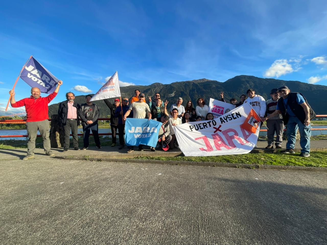 En Puerto Aysén jóvenes lideran comando de Jeannette Jara