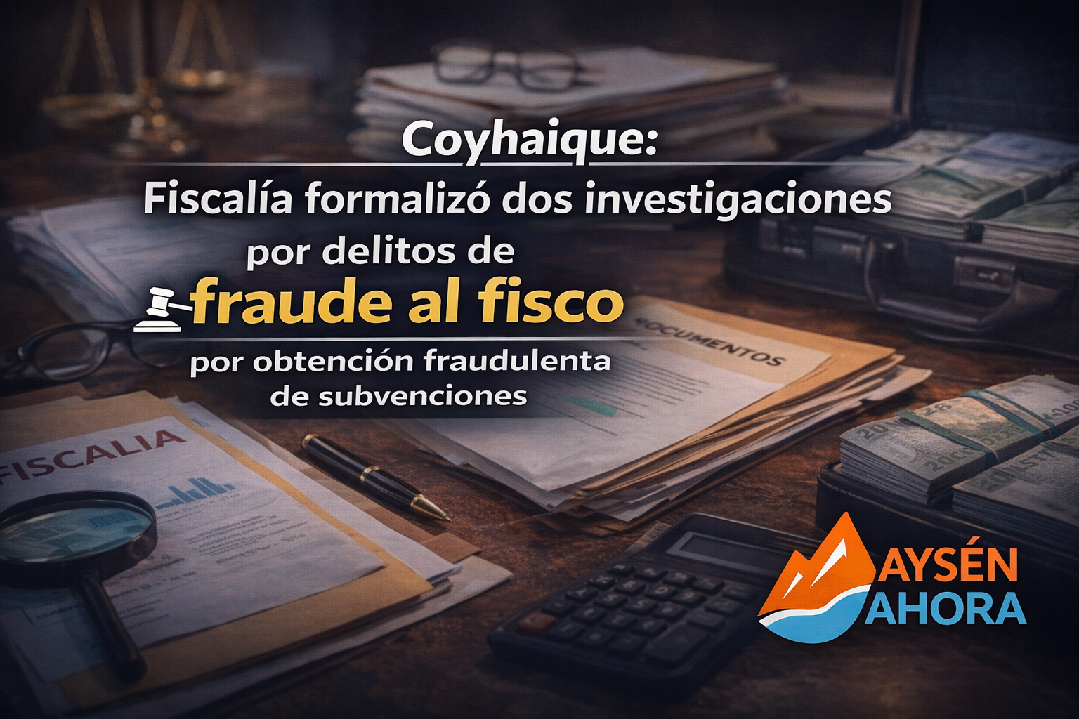 Fiscalía de Coyhaique formalizó dos investigaciones por delitos de fraude al fisco por obtención fraudulenta de subvenciones