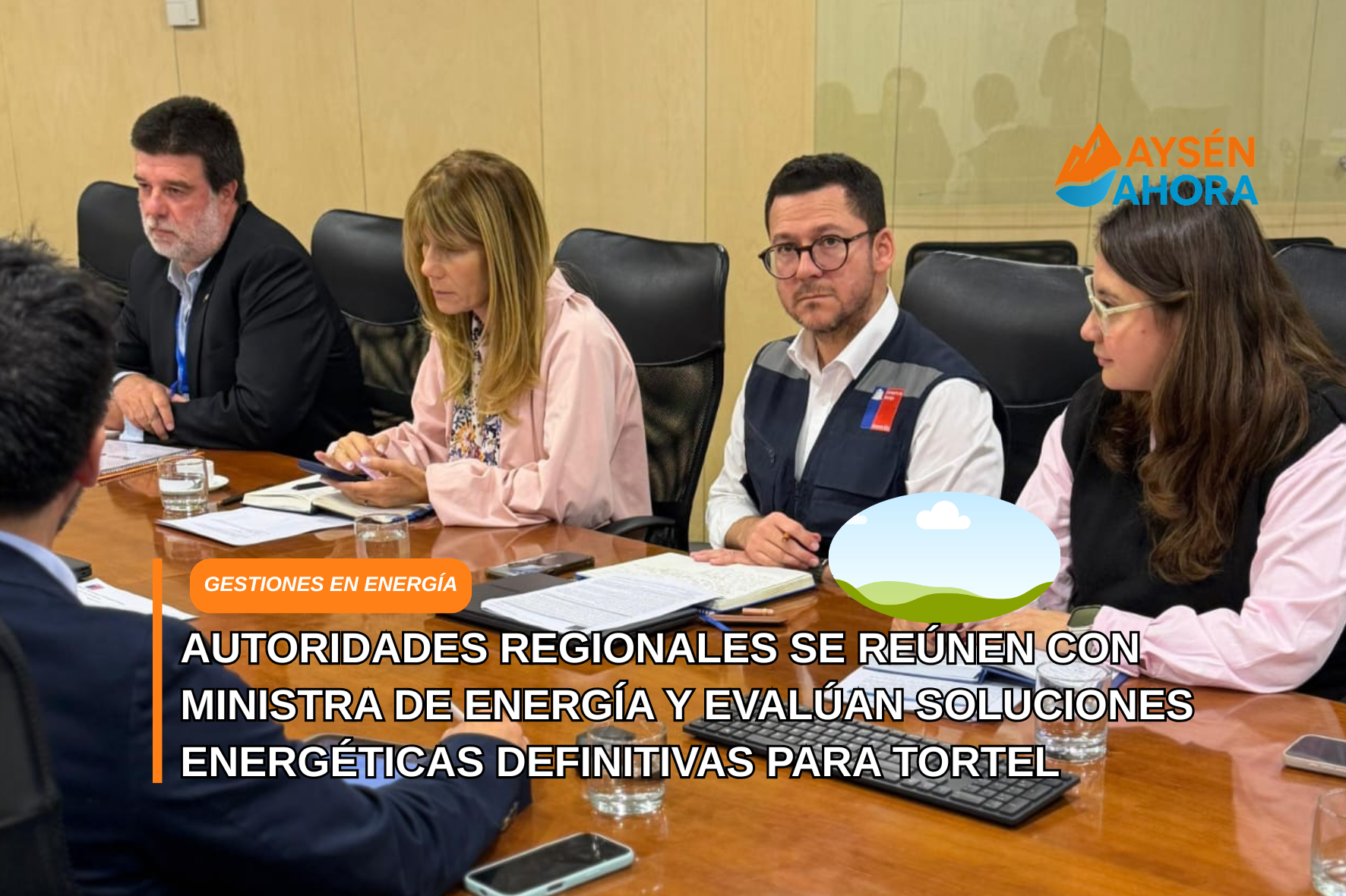 Autoridades regionales se reúnen con Ministra de Energía y evalúan soluciones energéticas definitivas para Tortel