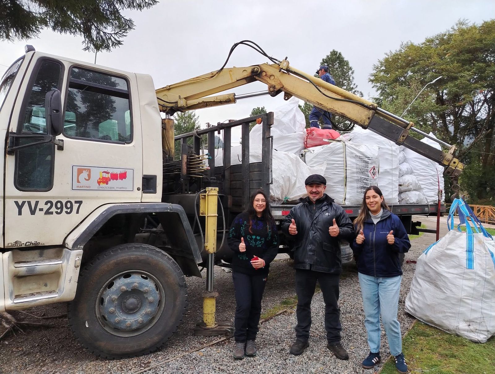 Puerto Cisnes avanza en reciclaje local con retiro de más de siete toneladas desde su Punto Limpio 