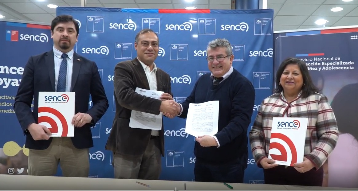 Convenio entre Sence y Servicio de protección abrirá nuevas oportunidades de capacitación y empleo para jóvenes de Aysén