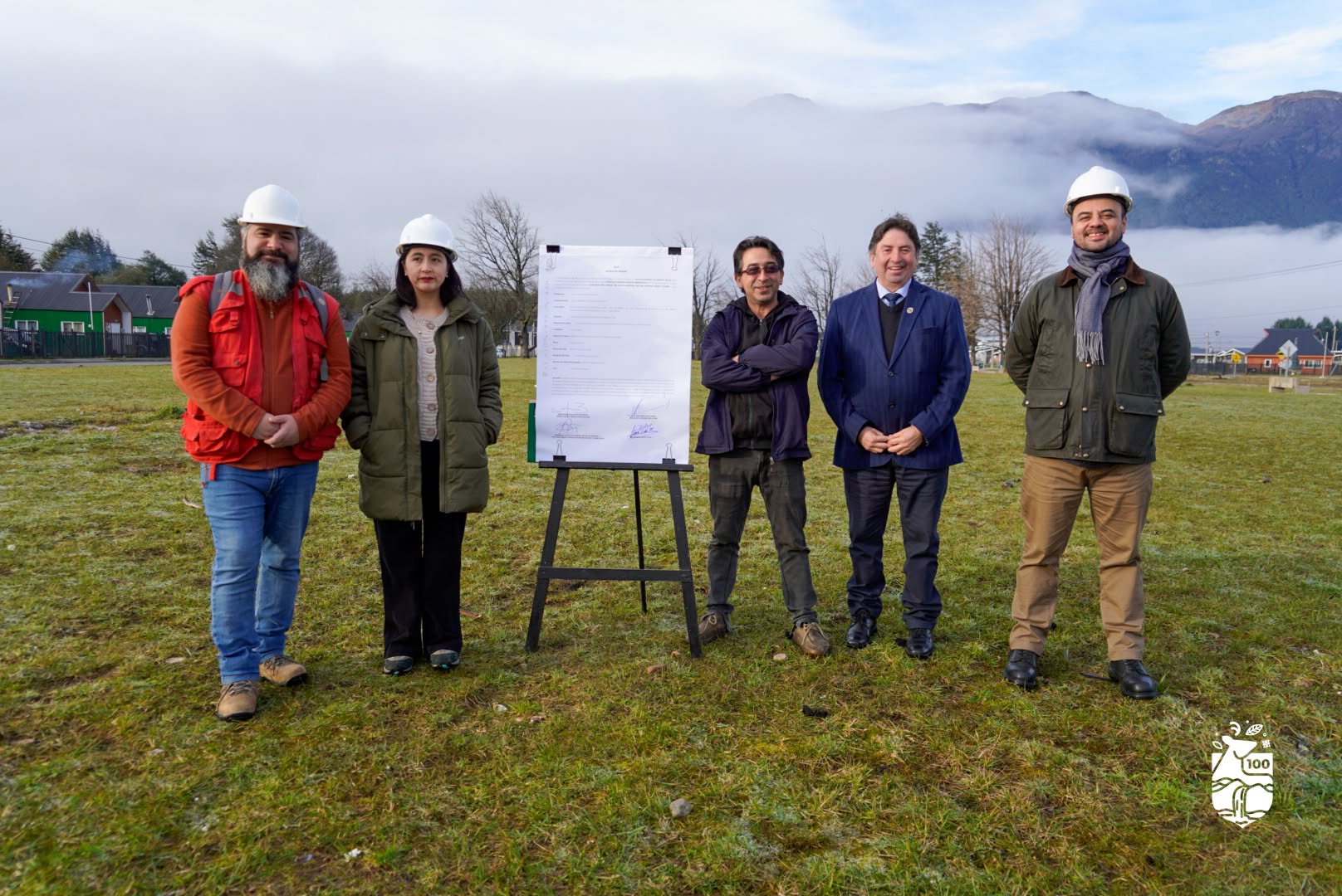 Comienzan los trabajos para la construcción de cancha de pasto sintético en población Amuyen de Puerto Aysén