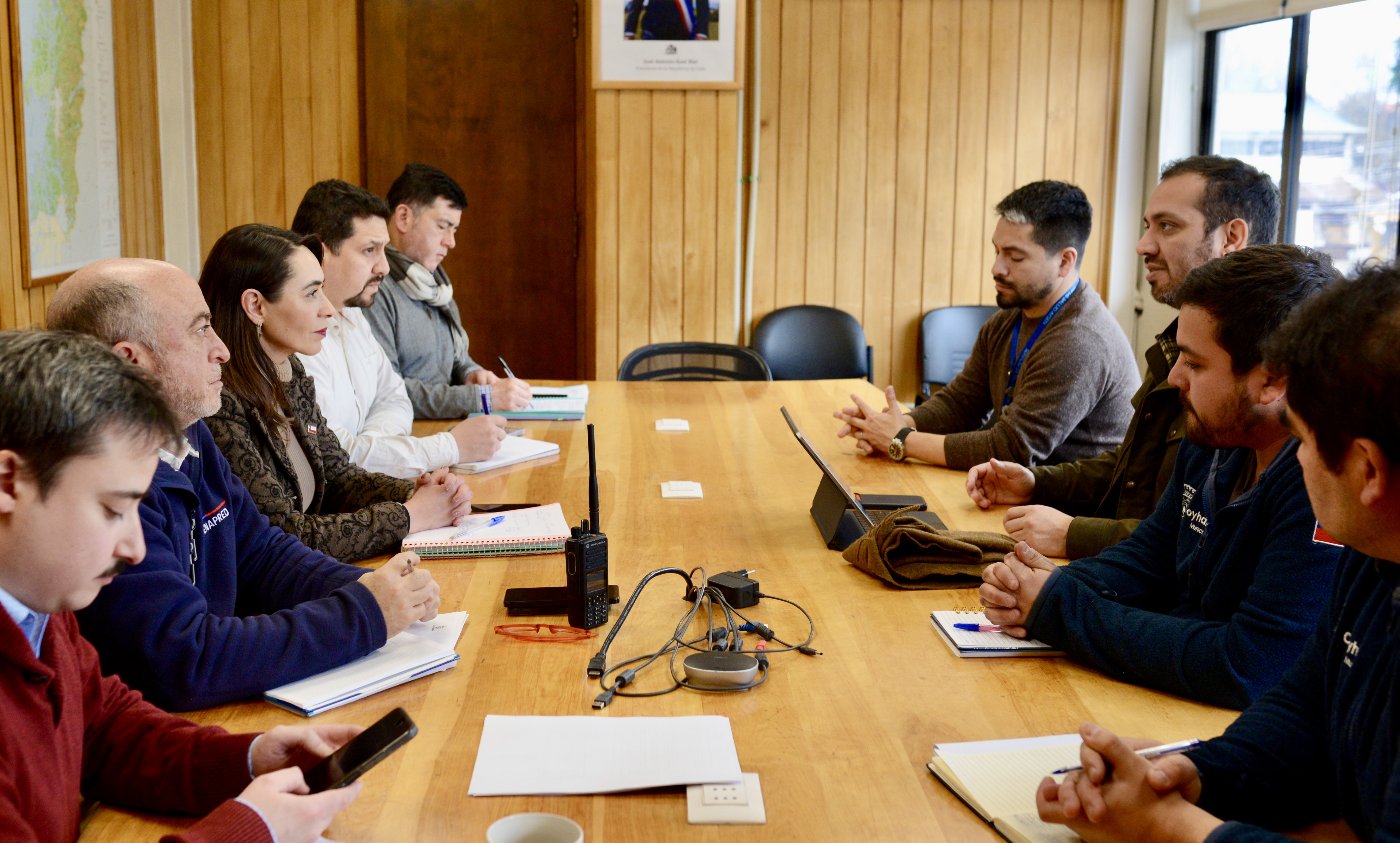 Gobierno refuerza coordinación intersectorial para apoyar a municipios y llegar a familias de zonas rurales afectadas por la acumulación de nieve