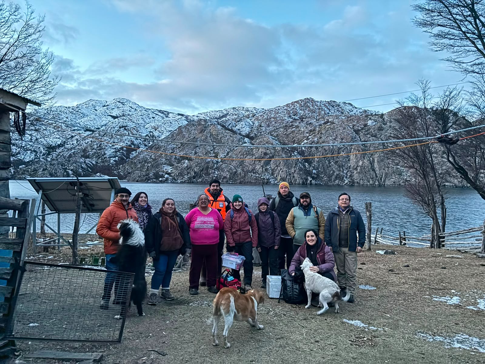 Inédito operativo del Programa PAS lleva salud, medicina veterinaria y apoyo social a las familias de Lago Christie