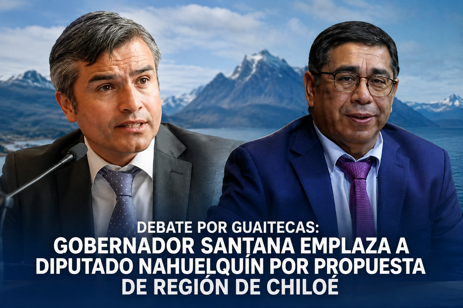Gobernador Santana emplaza a diputado por propuesta sobre Guaitecas: “Que legisle sobre cosas que sí impacten positivamente a nuestras comunidades”