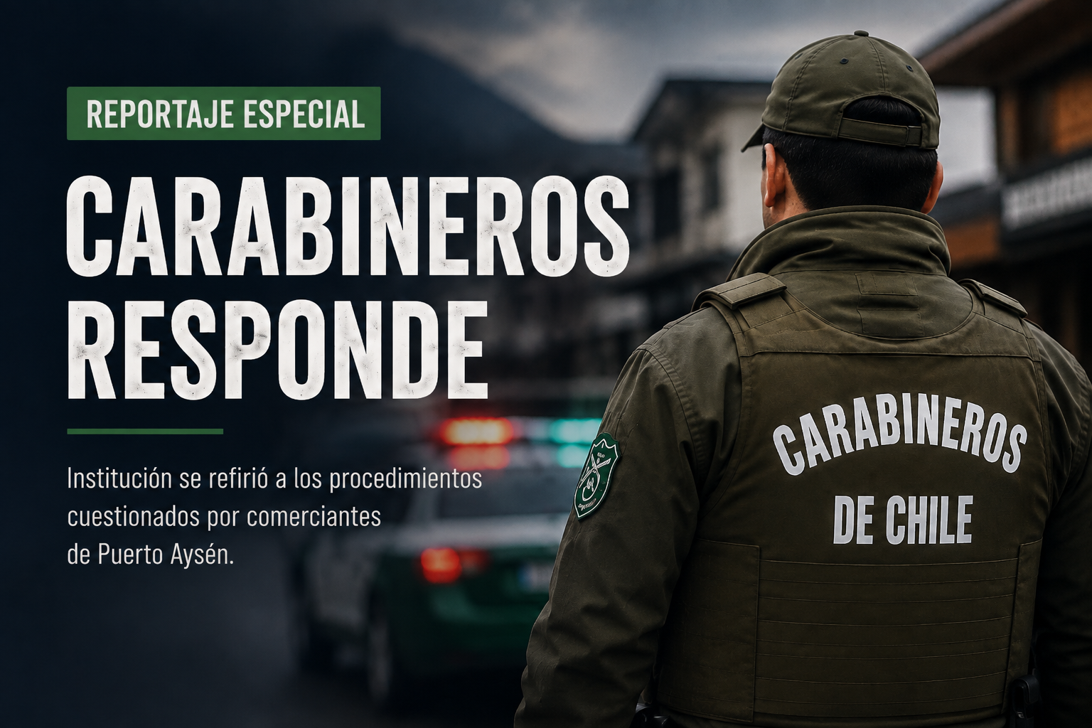 REPORTAJE ESPECIAL | AYSÉN AHORA: Comerciantes plantean inquietudes por procedimientos policiales en Puerto Aysén: Carabineros anuncia investigación interna y reforzará el trato durante las fiscalizaciones