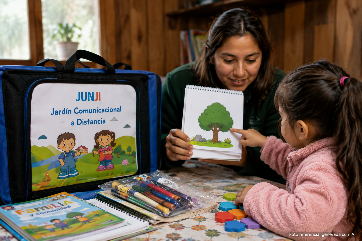 Madre de Aysén denuncia término de programa de jardín a distancia y pide reconsiderar la medida