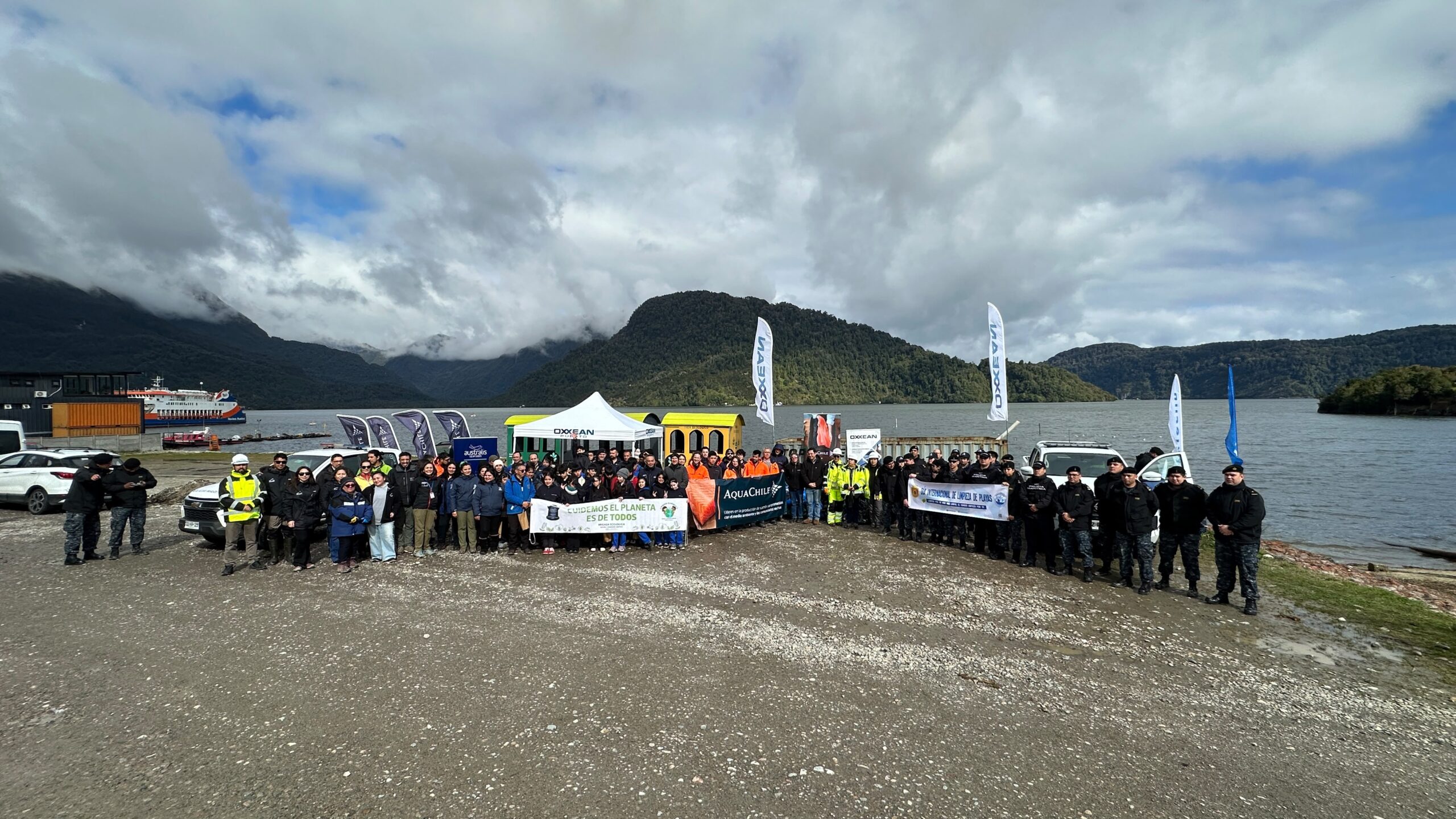 Menos residuos y más conciencia ambiental marca nueva jornada de limpieza de playas en Aysén.