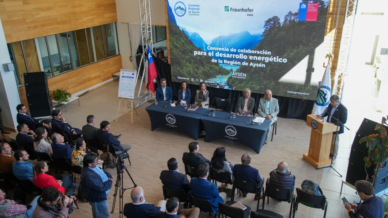 Aysén sella acuerdo con la red alemana Fraunhofer para impulsar energías limpias y enfrentar el desafío energético