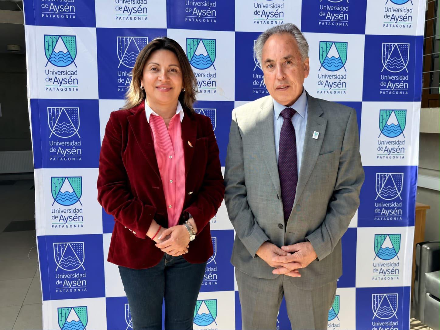Valdebenito se reunió con rector de la Universidad de Aysén para abordar situación financiera y concuerda en impulsar residencias estudiantiles